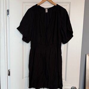 H&M Black Mini Dress